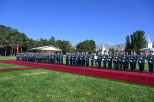 Official welcoming ceremony held for President Ilham Aliyev in Cholpon-Ata (PHOTO/VIDEO)