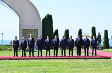 Official welcoming ceremony held for President Ilham Aliyev in Cholpon-Ata (PHOTO/VIDEO)