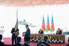 Azerbaijan and Kyrgyzstan exchanged documents signed (PHOTO/VIDEO)
