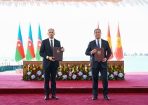 Azerbaijan and Kyrgyzstan exchanged documents signed (PHOTO/VIDEO)