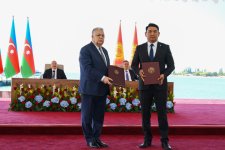 Azerbaijan and Kyrgyzstan exchanged documents signed (PHOTO/VIDEO)