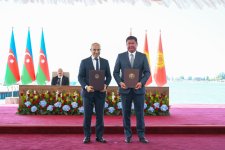 Azerbaijan and Kyrgyzstan exchanged documents signed (PHOTO/VIDEO)