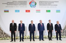 President Ilham Aliyev attends informal meeting of Heads of State of Azerbaijan and Central Asian countries in Cholpon-Ata (PHOTO)