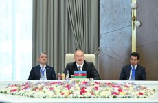 President Ilham Aliyev attends informal meeting of Heads of State of Azerbaijan and Central Asian countries in Cholpon-Ata (PHOTO)