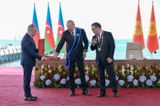 Award ceremony held for President Ilham Aliyev and Kyrgyz President Sadyr Japarov (PHOTO/VIDEO)