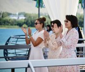 First Lady Mehriban Aliyeva visits “Altyn Balalyk” Health and Rehabilitation Center in Cholpon-Ata (PHOTO/VIDEO)