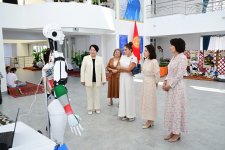 First Lady Mehriban Aliyeva visits “Altyn Balalyk” Health and Rehabilitation Center in Cholpon-Ata (PHOTO/VIDEO)