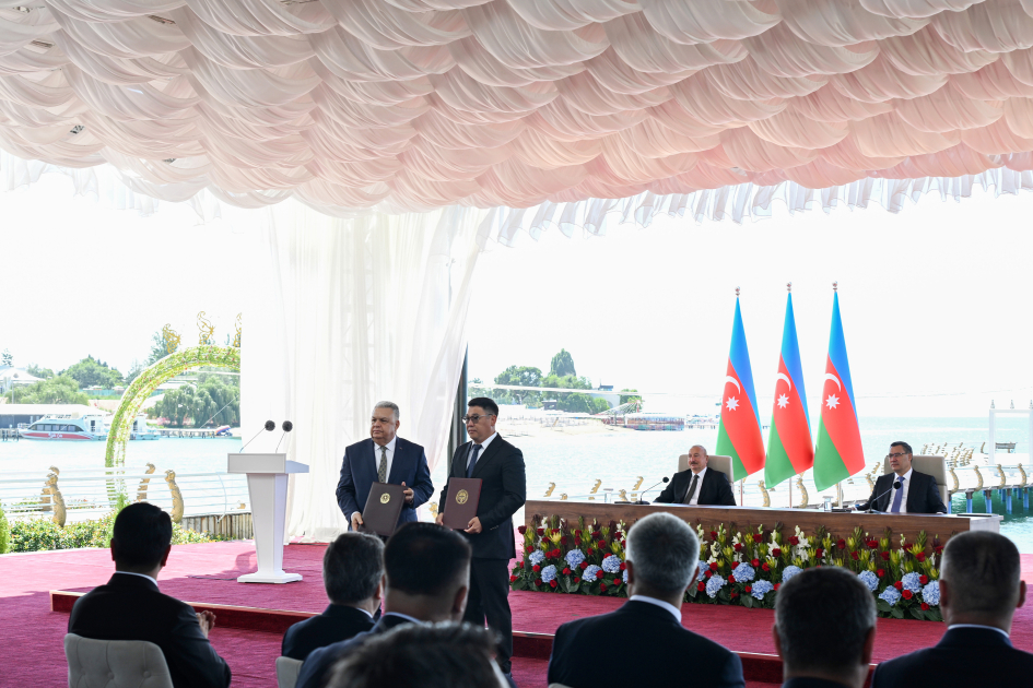 Azerbaijan and Kyrgyzstan exchanged documents signed (PHOTO/VIDEO)