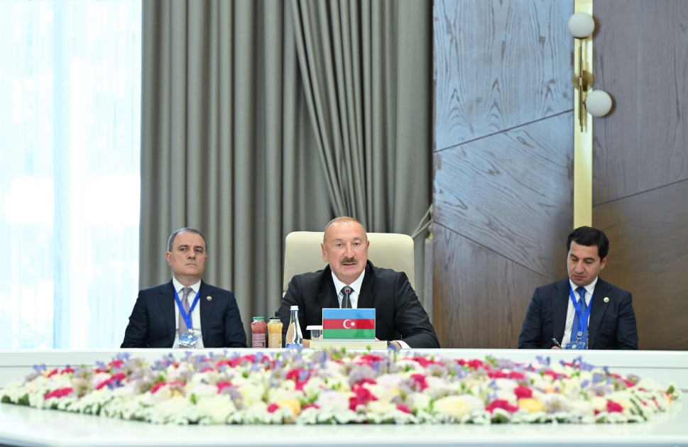 President Ilham Aliyev attends informal meeting of Heads of State of Azerbaijan and Central Asian countries in Cholpon-Ata (PHOTO)