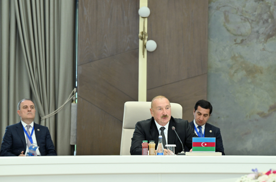 President Ilham Aliyev attends informal meeting of Heads of State of Azerbaijan and Central Asian countries in Cholpon-Ata (PHOTO)