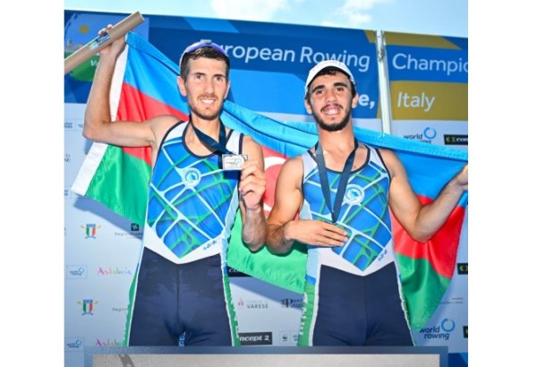 Azerbaijani rowers claim silver at European Championships in Italy