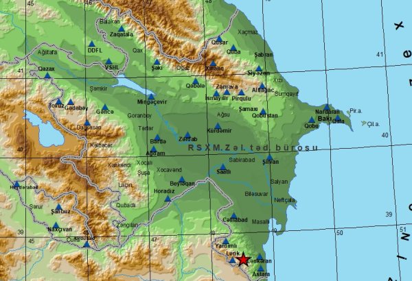 Earthquake hits Azerbaijan's Lerik district