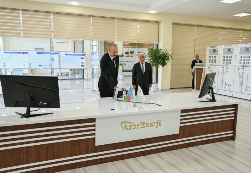 President Ilham Aliyev inaugurates Yeni Sangachal Substation (PHOTO/VIDEO)