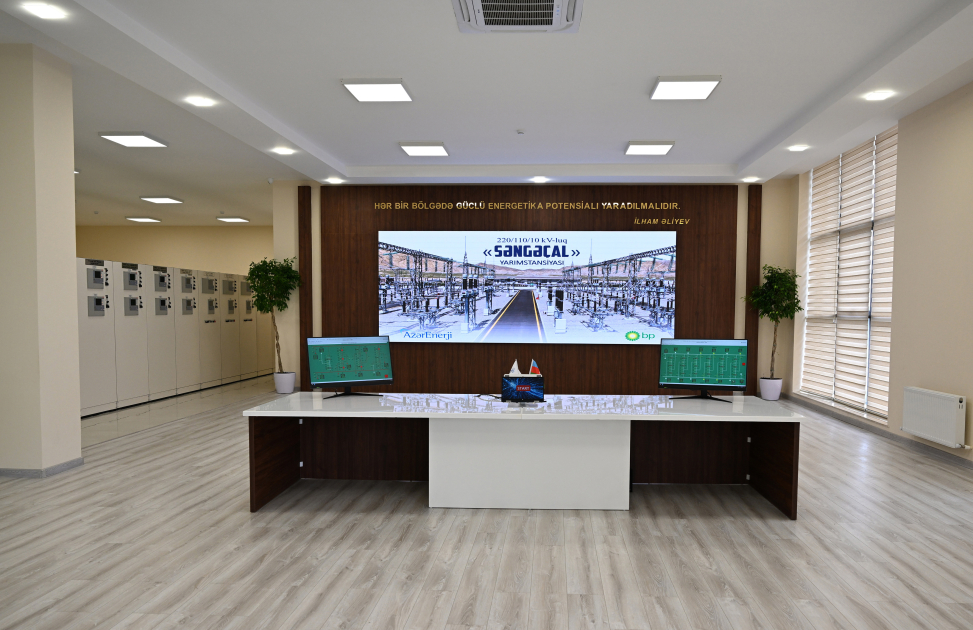 President Ilham Aliyev inaugurates Yeni Sangachal Substation (PHOTO/VIDEO)