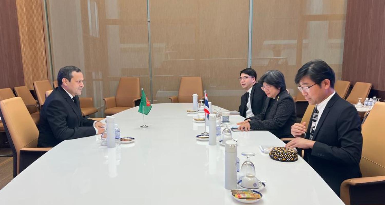 Turkmenistan, Thailand discuss expanding investments, logistics cooperation Turkmenistan, Thailand discuss expanding investments, logistics cooperation