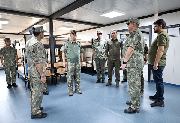 Azerbaijan's MoD leadership inspects military infrastructure of Air Defense Units (PHOTO/VIDEO)