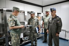 Azerbaijan's MoD leadership inspects military infrastructure of Air Defense Units (PHOTO/VIDEO)