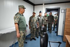 Azerbaijan's MoD leadership inspects military infrastructure of Air Defense Units (PHOTO/VIDEO)