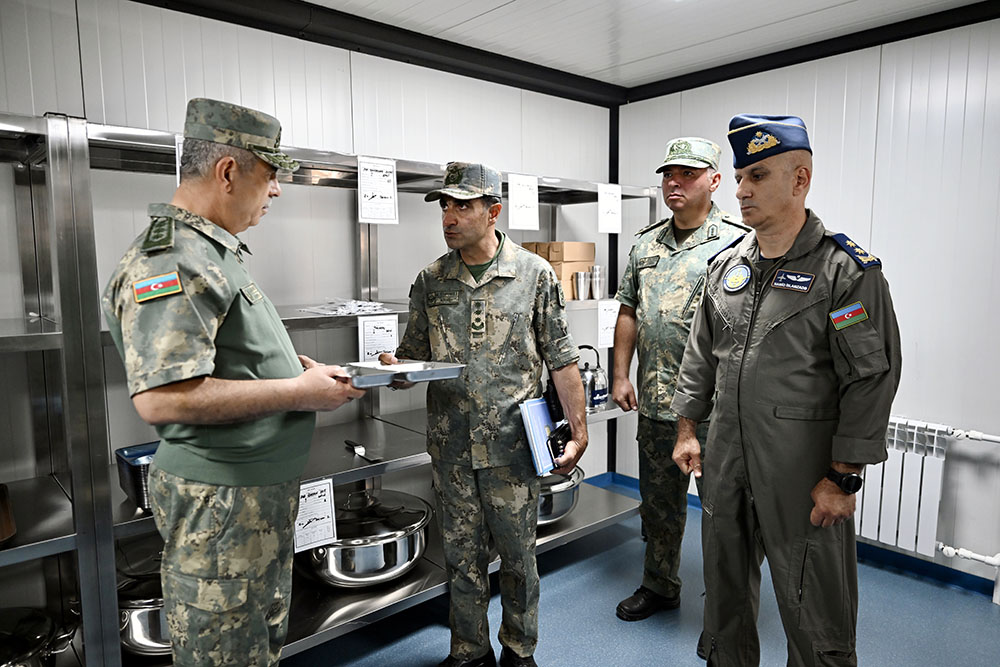 Azerbaijan's MoD leadership inspects military infrastructure of Air Defense Units (PHOTO/VIDEO)