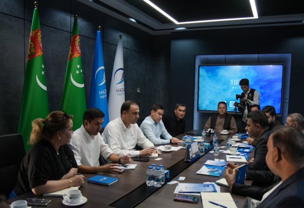 Turkmen Hazar Logistik discusses transit cooperation with Afghan delegation