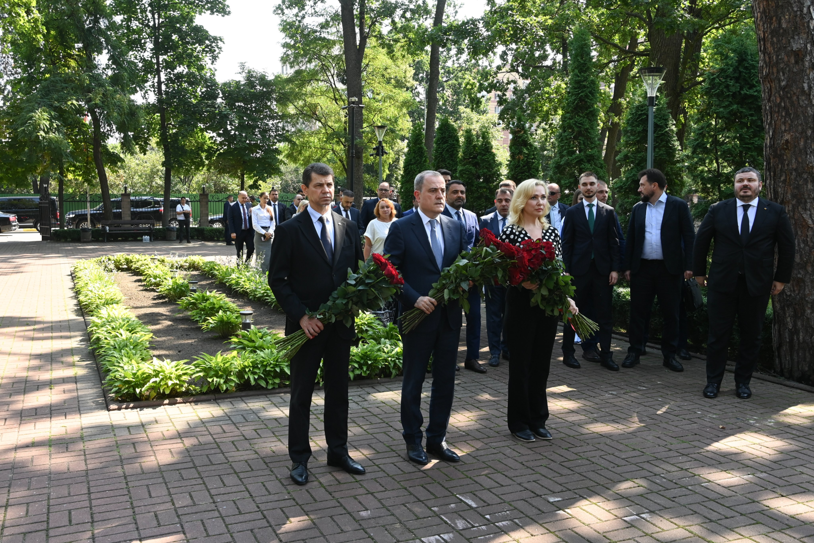Azerbaijani FM reviews projects restored with his government's support in Irpin (PHOTO)