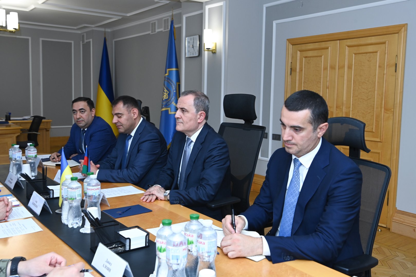 Azerbaijani FM meets with Ukraine's Security Council Secretary (PHOTO)