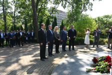 Azerbaijani FM reviews projects restored with his government's support in Irpin (PHOTO)