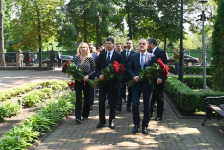 Azerbaijani FM reviews projects restored with his government's support in Irpin (PHOTO)