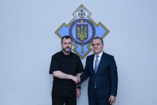 Azerbaijani FM meets with Ukraine's Security Council Secretary (PHOTO)