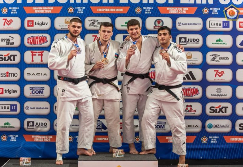 Azerbaijani judokas win seven medals at European Cup