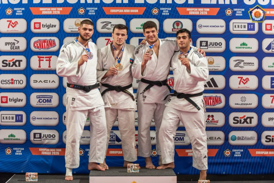 Azerbaijani judokas win seven medals at European Cup