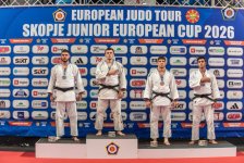 Azerbaijani judokas win seven medals at European Cup