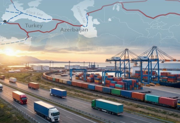 Azerbaijan records five-year high in transit freight transport