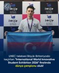 UNEC student becomes world champion at the International World Innovative Student Exhibition 2026 Final in the United Kingdom (PHOTO)