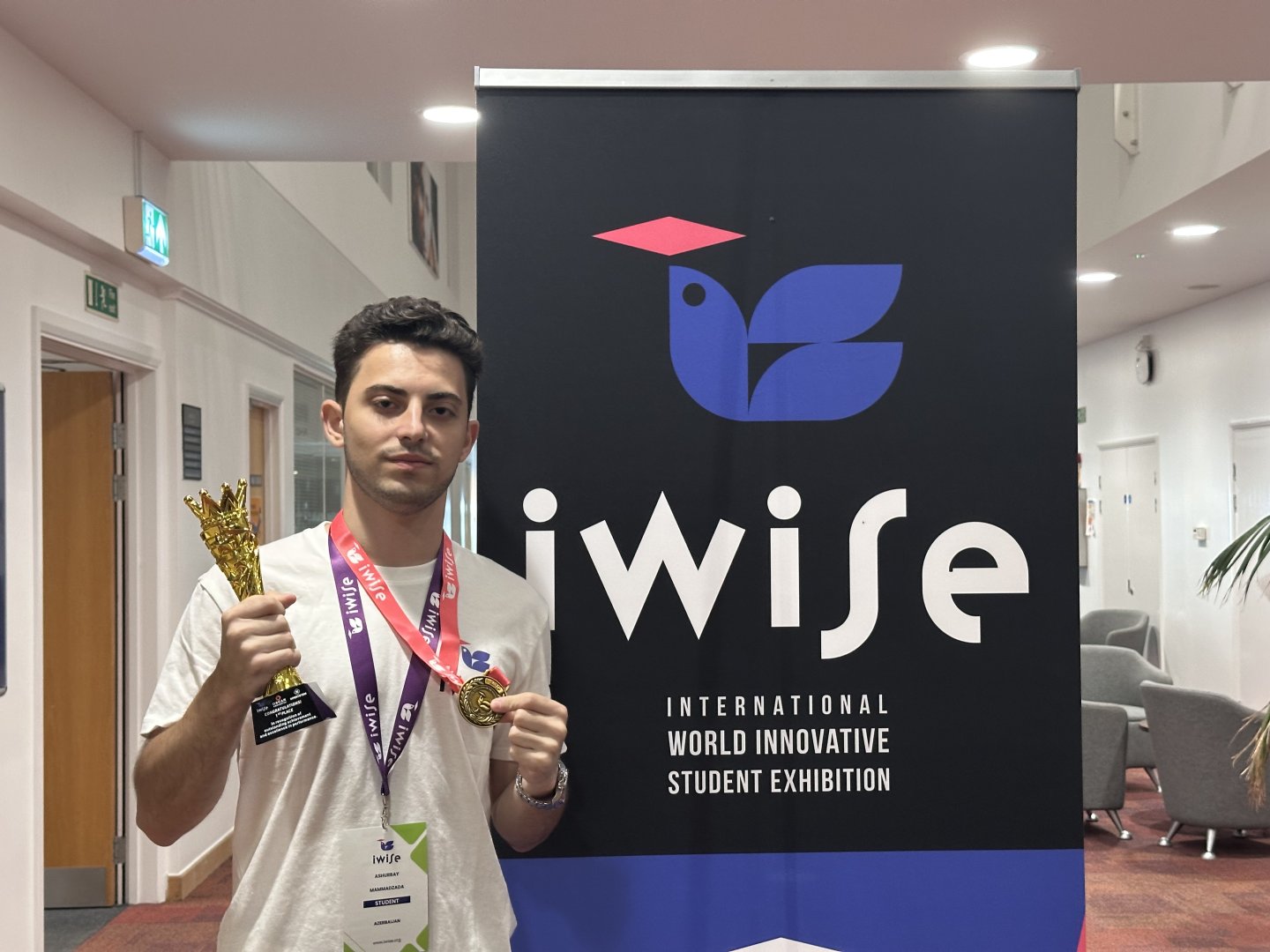UNEC student becomes world champion at the International World Innovative Student Exhibition 2026 Final in the United Kingdom (PHOTO)