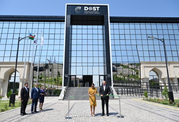 President Ilham Aliyev, First Lady Mehriban Aliyeva attend opening of Nakhchivan Regional DOST Center (PHOTO/VIDEO)