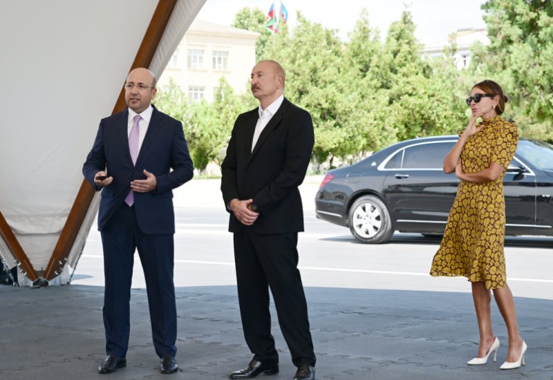 President Ilham Aliyev, First Lady Mehriban Aliyeva review "Master Plan for Development of Nakhchivan City until 2044" (PHOTO)