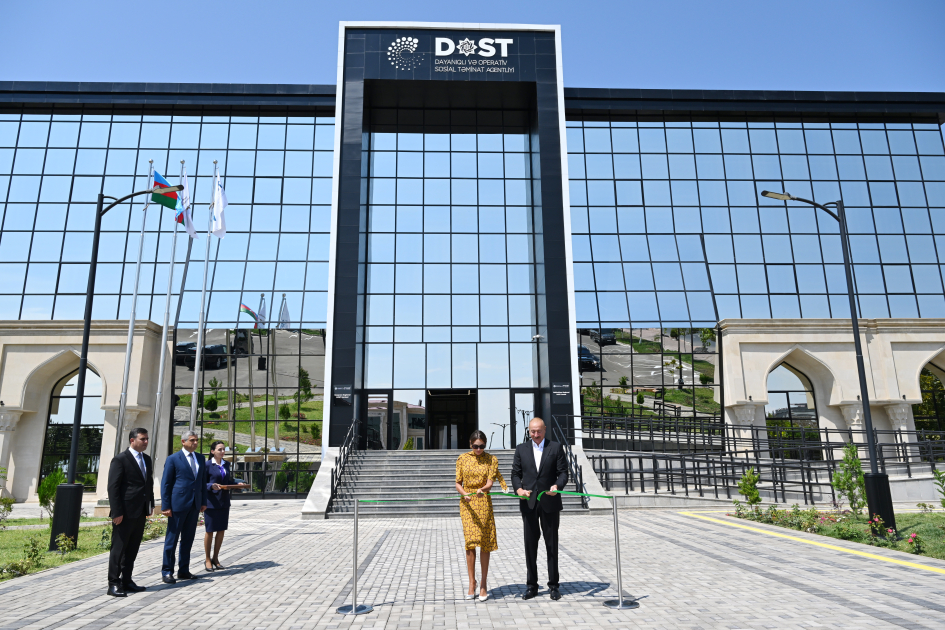 President Ilham Aliyev, First Lady Mehriban Aliyeva attend opening of Nakhchivan Regional DOST Center (PHOTO/VIDEO)