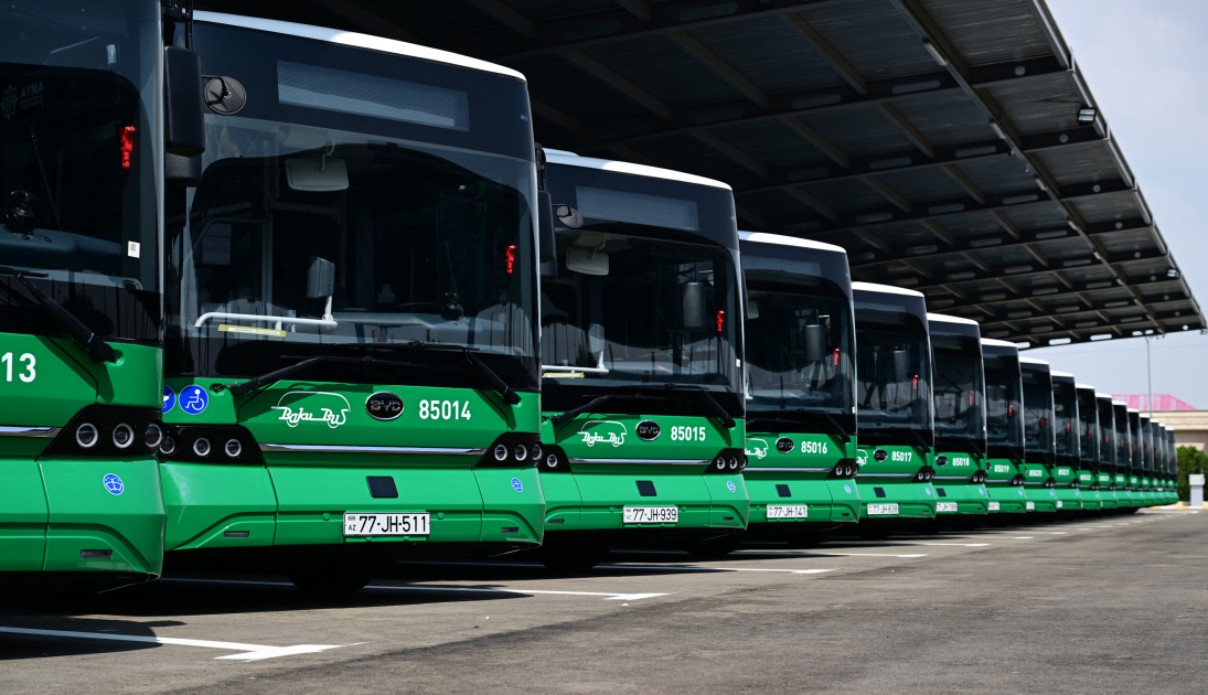 President Ilham Aliyev, First Lady Mehriban Aliyeva view new electric buses and inspect reconstruction progress of railway infrastructure in Nakhchivan (PHOTO/VIDEO)