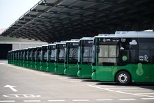 President Ilham Aliyev, First Lady Mehriban Aliyeva view new electric buses and inspect reconstruction progress of railway infrastructure in Nakhchivan (PHOTO/VIDEO)