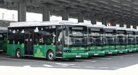 President Ilham Aliyev, First Lady Mehriban Aliyeva view new electric buses and inspect reconstruction progress of railway infrastructure in Nakhchivan (PHOTO/VIDEO)