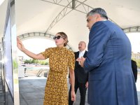 President Ilham Aliyev, First Lady Mehriban Aliyeva attend groundbreaking ceremony of "Nakhchivan" Hotel Complex (PHOTO)