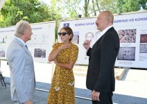 President Ilham Aliyev, First Lady Mehriban Aliyeva review restoration efforts at Momine Khatun Mausoleum in Nakhchivan (PHOTO)