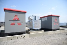 President Ilham Aliyev, First Lady Mehriban Aliyeva inspect construction progress of “Shams 1” and “Garbi Ufug” solar power plants in Nakhchivan (PHOTO/VIDEO)