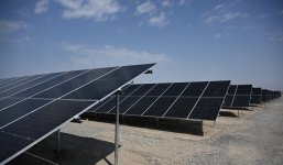 President Ilham Aliyev, First Lady Mehriban Aliyeva inspect construction progress of “Shams 1” and “Garbi Ufug” solar power plants in Nakhchivan (PHOTO/VIDEO)