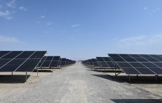 President Ilham Aliyev, First Lady Mehriban Aliyeva inspect construction progress of “Shams 1” and “Garbi Ufug” solar power plants in Nakhchivan (PHOTO/VIDEO)