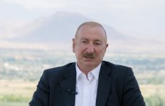 President Ilham Aliyev gives interview to Azerbaijan Television in Nakhchivan (PHOTO/VIDEO)