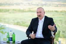 President Ilham Aliyev gives interview to Azerbaijan Television in Nakhchivan (PHOTO/VIDEO)
