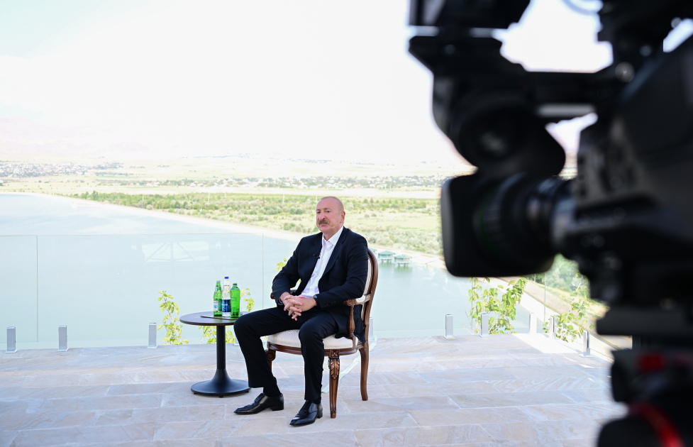 President Ilham Aliyev gives interview to Azerbaijan Television in Nakhchivan (PHOTO/VIDEO)