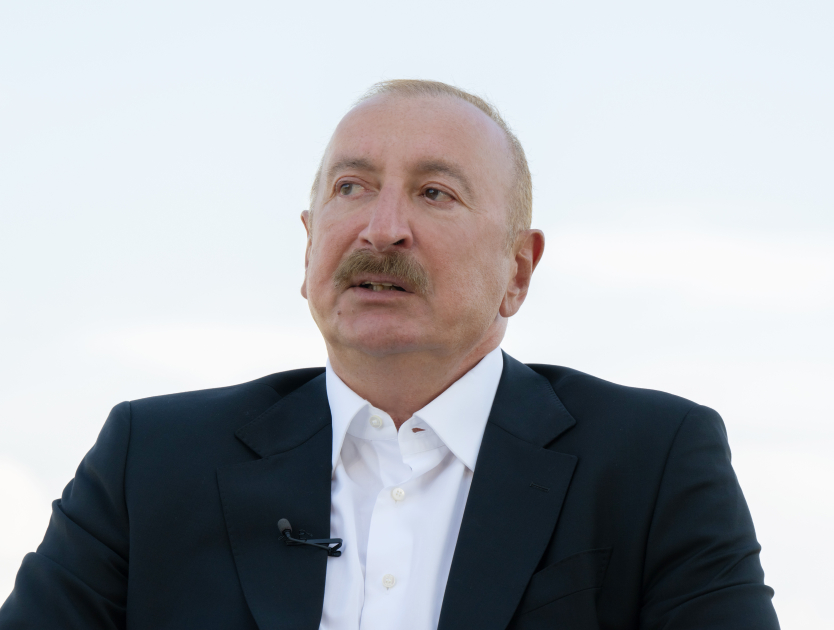President Ilham Aliyev gives interview to Azerbaijan Television in Nakhchivan (PHOTO/VIDEO)